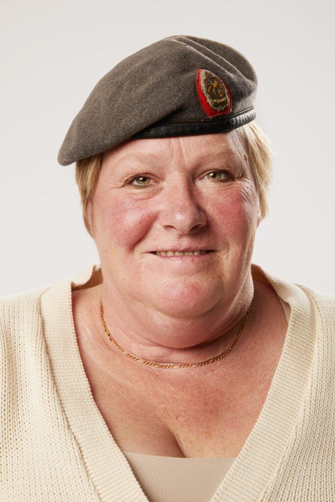 Female war veteran