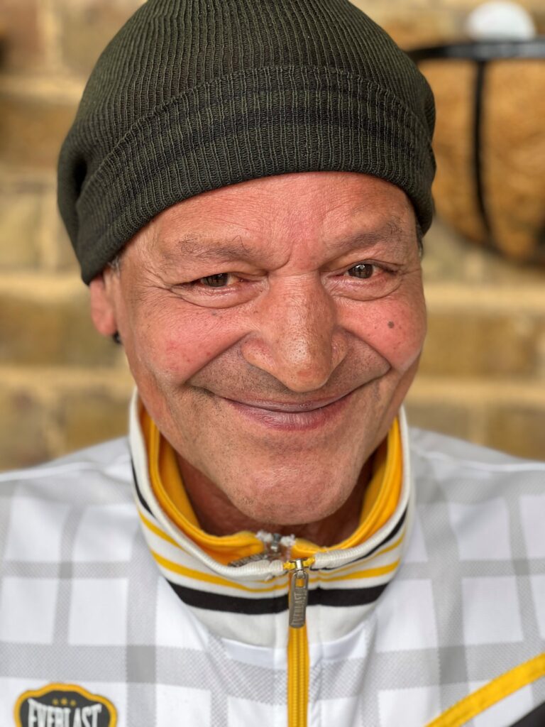 Tony, who was homeless