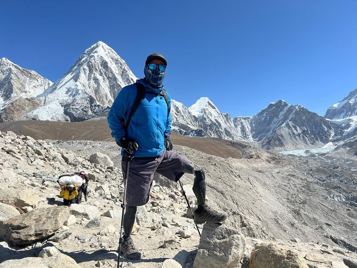 Hari Budha Magar, first double amputee to summit Everest