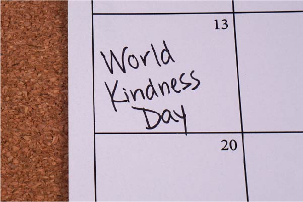World Kindness Day on calendar