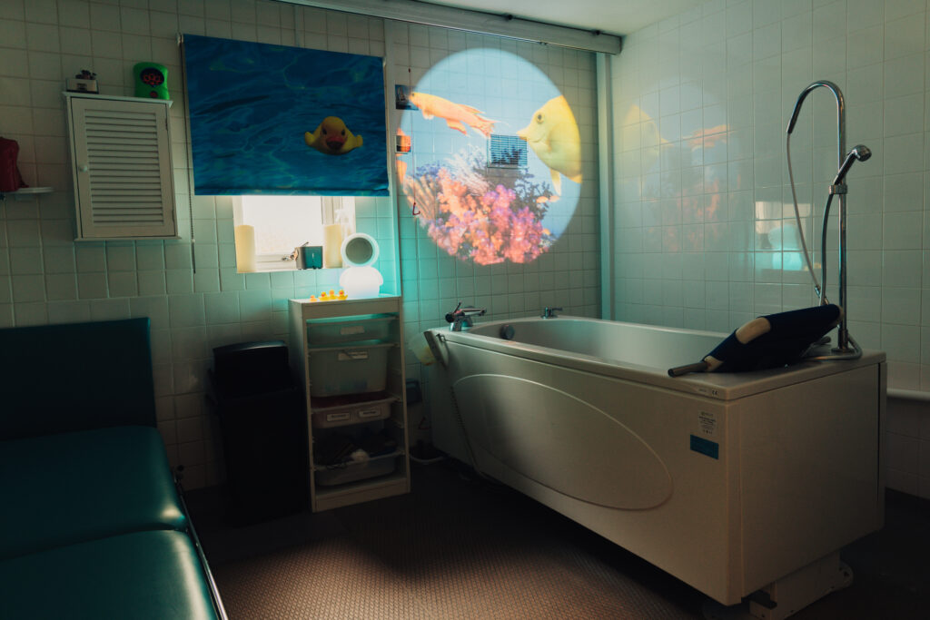 Additional support bathroom
