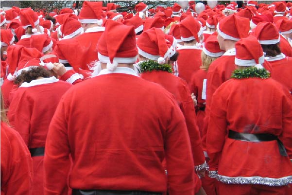 Christmas fundraising event - Santa fun run